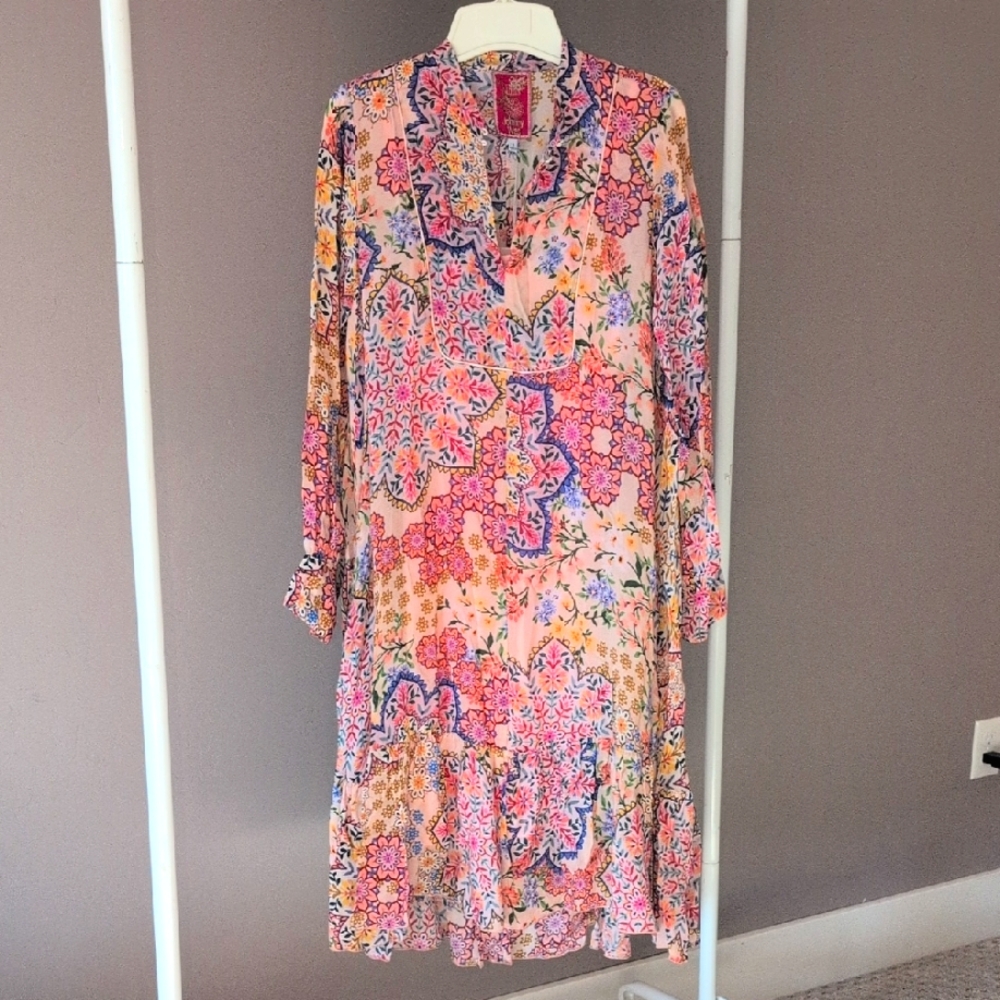 Johnny Was Spring Imana Dress With Slip - Picture 1 of 14